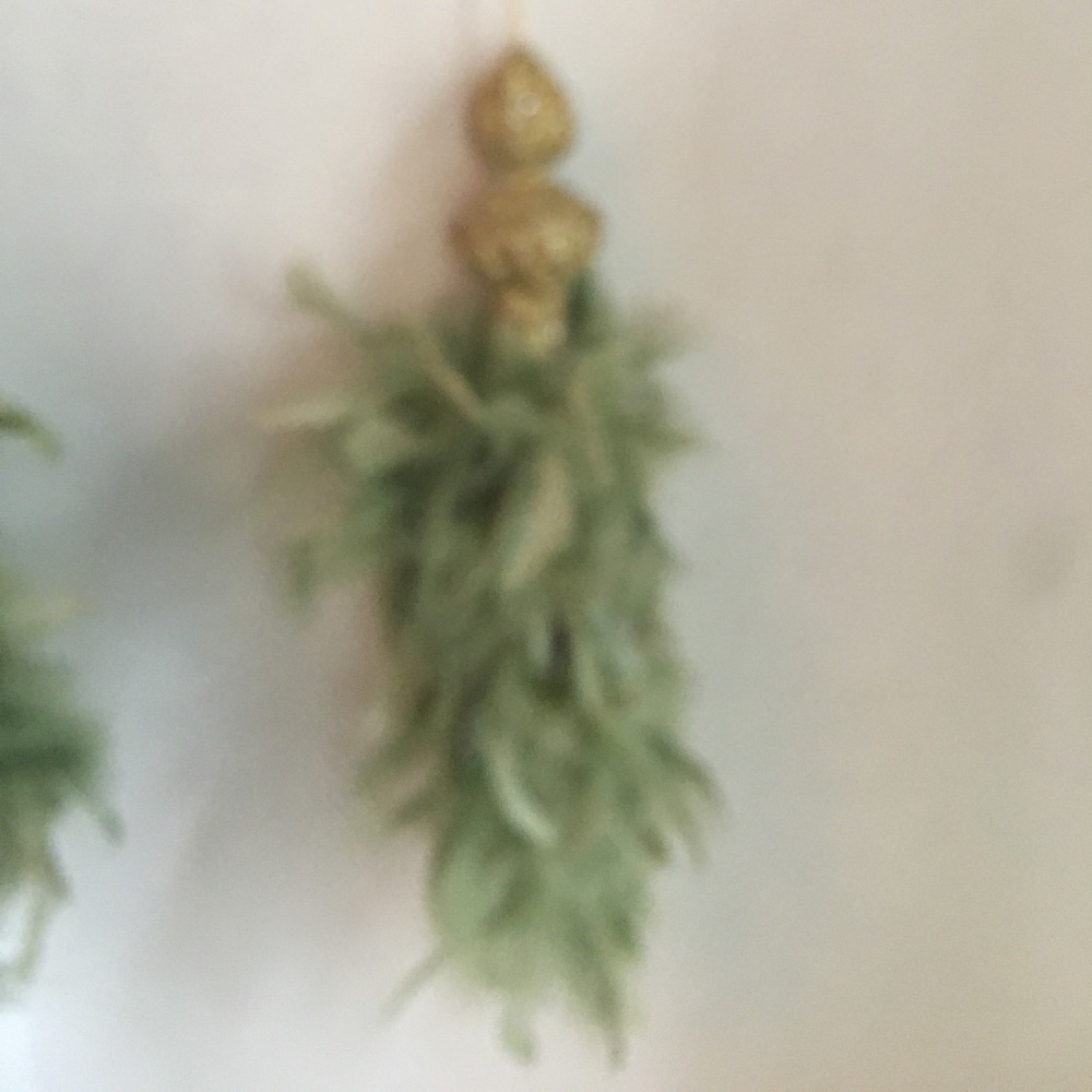 Vintage Christmas decorations set of 6